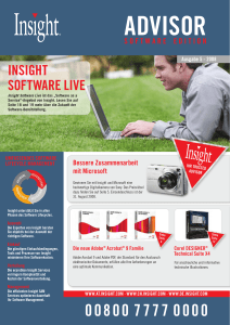 insight software live
