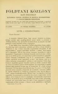 Földtani Közlöny 1886.