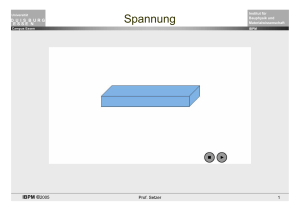 Spannung - an der Universität Duisburg