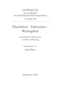 luth. Landeskirche Hannovers und ihre Etablierung | PDF 192,5 kB