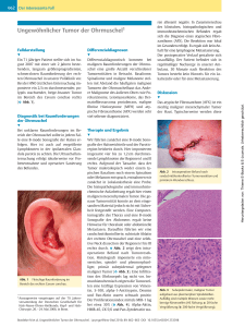 Ungew ö hnlicher Tumor der Ohrmuschel 1