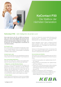 KeContact P30 - GP JOULE Connect