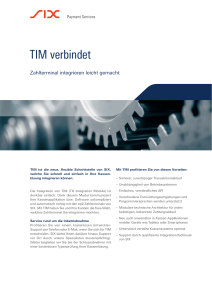 TIM verbindet - SIX Payment Services