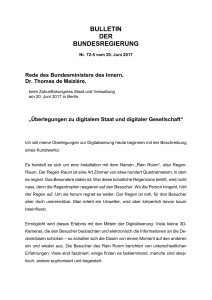 Nr. 72-5 - Bundesregierung