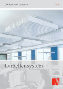 OWA - Lamellensysteme Unit