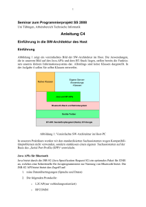 Anleitung C4 - Technische Informatik / Eingebettete Systeme