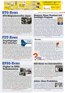 ETG-News EPSG-News FDT-News