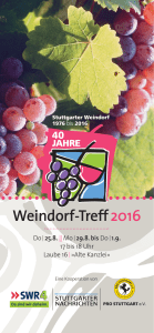 Weindorf-Treff 2016 - Stuttgarter Weindorf