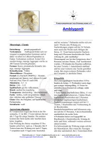 Amblygonit - beim Steinheilkunde eV