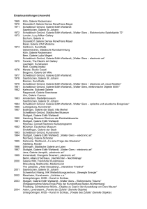 Ausstellung - walter giers