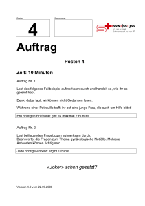 Auftrag