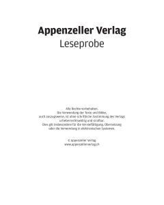 Appenzeller Verlag Leseprobe