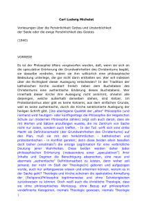Michelet: Vorrede und Vorlesungen 1+2+3+4+5+6