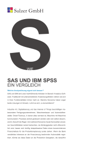 SAS und IBM SPSS