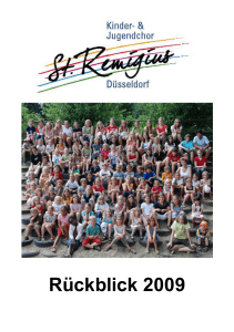 Rückblick 2009 - Kirchengemeinden