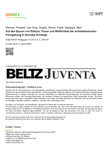 Auf den Spuren von Diskurs, Traum und Wirklichkeit der