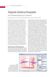 Digitale Kieferorthopädie - Bayerisches Zahnärzteblatt