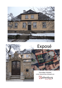Exposé - Rothenburg ob der Tauber