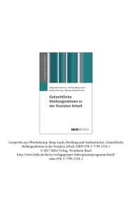 Gutachtliche Stellungnahmen in der Sozialen Arbeit