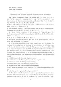 Prof. Eckhard Liebscher Fachgruppe Mathematik Aufgabenserie 1
