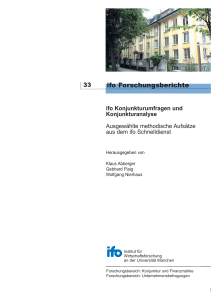 Das ifo Gesch&auml;ftsklima