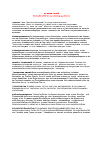 wi-sales GmbH Einkaufsrichtlinie/ purchasing guidelines