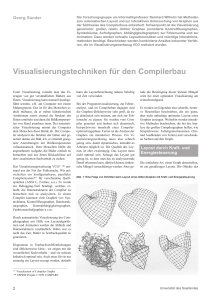 Visualisierungstechniken für den Compilerbau