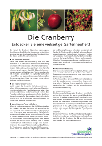 Die Cranberry