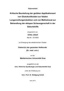 Kritische Beurteilung der ge&uuml;bten Applikationsart von