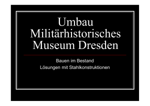 Umbau Militärhistorisches d Museum Dresden