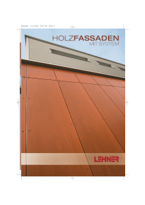 HOLZFASSADEN - LEHNER Holzfassade