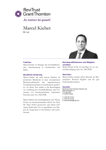 Marcel Kieber - Grant Thornton Schweiz/Liechtenstein