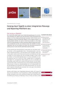 Conergy baut Tagetik zu einer integrierten Planungs