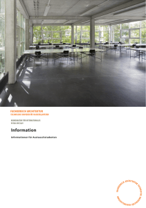 Information - Fachbereich Architektur