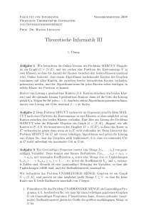 Theoretische Informatik III