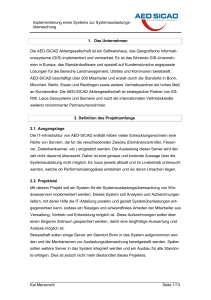 ̊Implementierung eines Systems zur