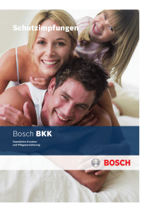 Bosch BKK Schutzimpfungen