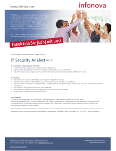 IT Security Analyst (m/w)