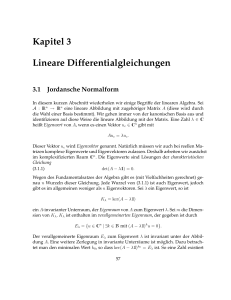 Kapitel 3 Lineare Differentialgleichungen