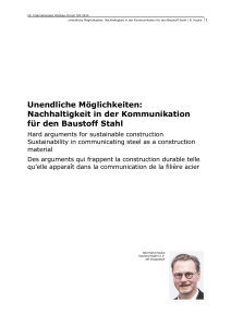 Unendliche M&ouml;glichkeiten: Nachhaltigkeit in der Kommunikation f&uuml;r