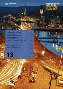 Erfolgsfaktorent erfolgreichert Geb&auml;udesanierungen