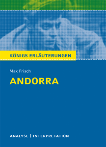 Textanalyse und Interpretation zu Max Frisch, "Andorra"