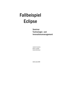 Fallbeispiel Eclipse