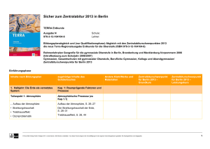 Stoffverteilungsplan für Brandenburg