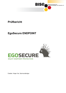 Prüfbericht EgoSecure ENDPOINT