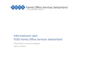 Informationen über FOSS Family Office Services Switzerland