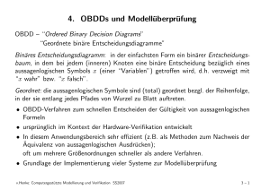 4. OBDDs und Modellüberprüfung