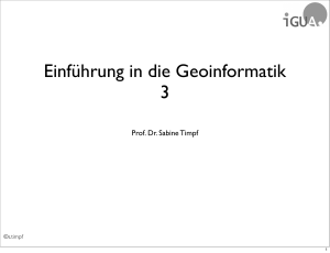 Einführung in die Geoinformatik 3