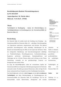 2014/15 Nachhaltigkeit im Roadmapping