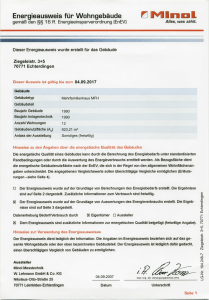 Energieausweis